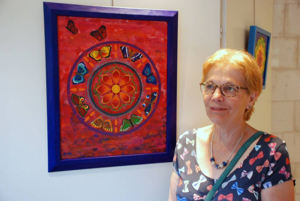 Marg 001 naast vlindermandala